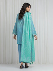 edenrobe Allure Lawn Unstitched Printed 3Pc Suit EWU6A1-36631