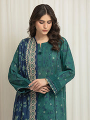 edenrobe Allure Lawn Unstitched Printed 3Pc Suit EWU6A1-36632