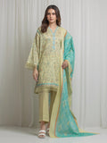 edenrobe Allure Lawn Unstitched Printed 3Pc Suit EWU6A1-36633