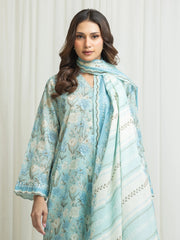 edenrobe Allure Lawn Unstitched Printed 3Pc Suit EWU6A1-36634