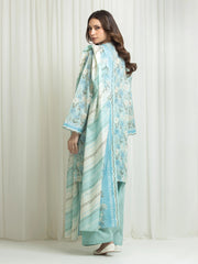 edenrobe Allure Lawn Unstitched Printed 3Pc Suit EWU6A1-36634
