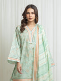 edenrobe Allure Lawn Unstitched Printed 3Pc Suit EWU6A1-36635