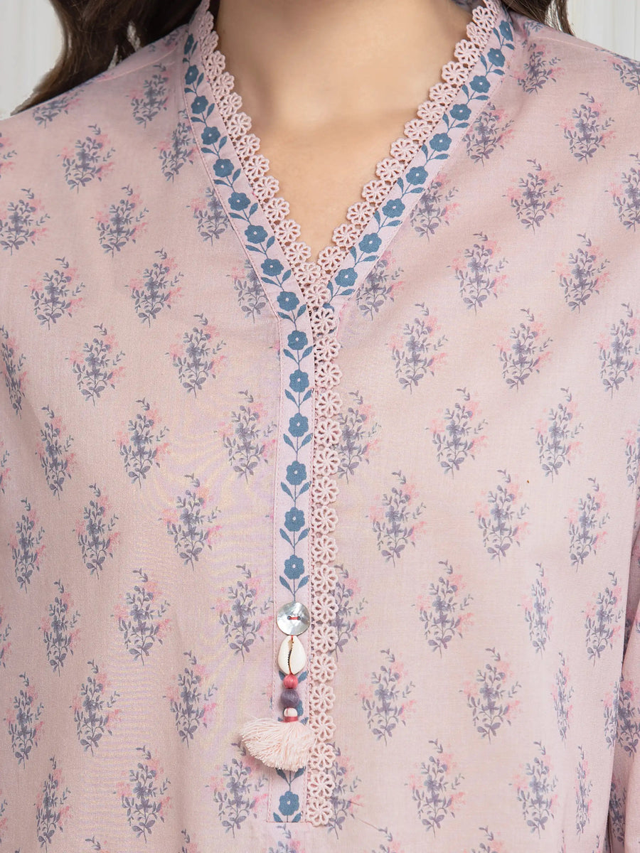 edenrobe Allure Lawn Unstitched Printed 3Pc Suit EWU6A1-36636