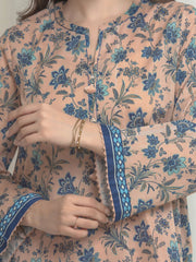edenrobe Allure Lawn Unstitched Printed 3Pc Suit EWU6A1-36638