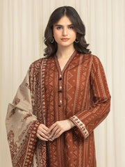 edenrobe Allure Lawn Unstitched Printed 3Pc Suit EWU6A1-36639