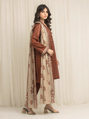 edenrobe Allure Lawn Unstitched Printed 3Pc Suit EWU6A1-36639