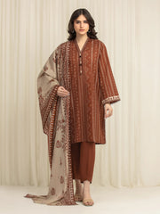 edenrobe Allure Lawn Unstitched Printed 3Pc Suit EWU6A1-36639