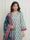 edenrobe Allure Lawn Unstitched Printed 3Pc Suit EWU6A1-36640