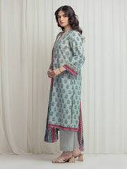 edenrobe Allure Lawn Unstitched Printed 3Pc Suit EWU6A1-36640