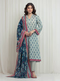 edenrobe Allure Lawn Unstitched Printed 3Pc Suit EWU6A1-36640