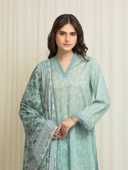 edenrobe Allure Lawn Unstitched Printed 3Pc Suit EWU6A1-36641