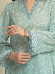 edenrobe Allure Lawn Unstitched Printed 3Pc Suit EWU6A1-36641