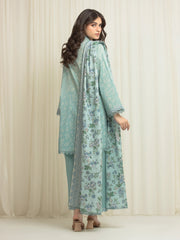 edenrobe Allure Lawn Unstitched Printed 3Pc Suit EWU6A1-36641