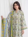 edenrobe Allure Lawn Unstitched Printed 3Pc Suit EWU6A1-36642
