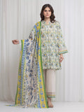 edenrobe Allure Lawn Unstitched Printed 3Pc Suit EWU6A1-36642