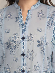 edenrobe Allure Lawn Unstitched Printed 3Pc Suit EWU6A1-36644