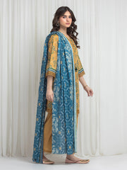 edenrobe Allure Lawn Unstitched Printed 3Pc Suit EWU6A1-36647