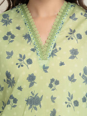 edenrobe Allure Lawn Unstitched Printed 3Pc Suit EWU6A1-36650