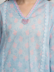 edenrobe Allure Lawn Unstitched Printed 3Pc Suit EWU6A1-36651