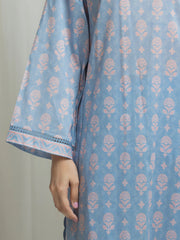 edenrobe Allure Lawn Unstitched Printed 3Pc Suit EWU6A1-36655