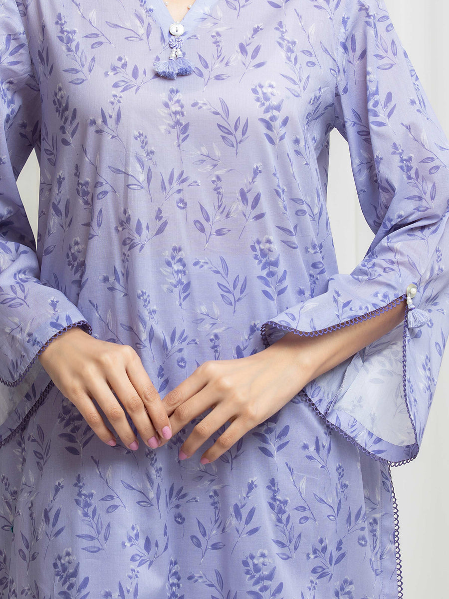 edenrobe Allure Lawn Unstitched Printed 3Pc Suit EWU6A1-36664