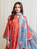 edenrobe Allure Lawn Unstitched Printed 3Pc Suit EWU6A1-36666