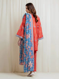 edenrobe Allure Lawn Unstitched Printed 3Pc Suit EWU6A1-36666