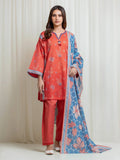 edenrobe Allure Lawn Unstitched Printed 3Pc Suit EWU6A1-36666