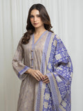 edenrobe Allure Lawn Unstitched Printed 3Pc Suit EWU6A1-36670