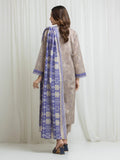 edenrobe Allure Lawn Unstitched Printed 3Pc Suit EWU6A1-36670
