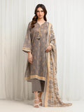 edenrobe Allure Lawn Unstitched Printed 3Pc Suit EWU6A1-36671
