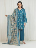 edenrobe Allure Lawn Unstitched Printed 3Pc Suit EWU6A1-36673