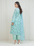 edenrobe Allure Lawn Unstitched Printed 3Pc Suit EWU6A1-36674