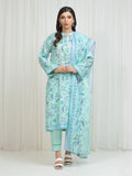 edenrobe Allure Lawn Unstitched Printed 3Pc Suit EWU6A1-36674