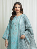 edenrobe Allure Lawn Unstitched Printed 3Pc Suit EWU6A1-36676