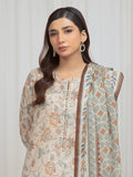 edenrobe Allure Lawn Unstitched Printed 3Pc Suit EWU6A1-36677