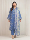 edenrobe Allure Lawn Unstitched Printed 3Pc Suit EWU6A1-36678
