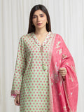 edenrobe Allure Lawn Unstitched Printed 3Pc Suit EWU6A1-36679