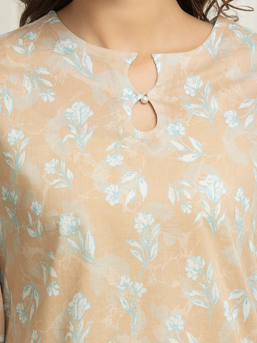 edenrobe Allure Lawn Unstitched Printed 3Pc Suit EWU6A1-36683