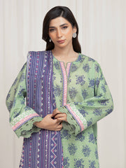 edenrobe Allure Lawn Unstitched Printed 3Pc Suit EWU6A1-36684