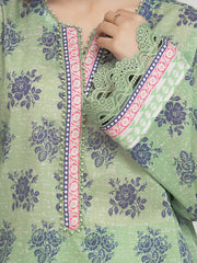 edenrobe Allure Lawn Unstitched Printed 3Pc Suit EWU6A1-36684