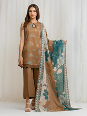 edenrobe Allure Lawn Unstitched Printed 3Pc Suit EWU6A1-36686