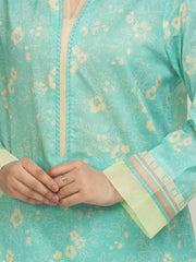 edenrobe Allure Lawn Unstitched Printed 3Pc Suit EWU6A1-36687