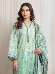 edenrobe Allure Lawn Unstitched Printed 3Pc Suit EWU6A1-36689