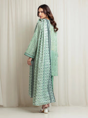 edenrobe Allure Lawn Unstitched Printed 3Pc Suit EWU6A1-36689