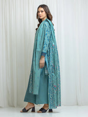 edenrobe Allure Lawn Unstitched Printed 3Pc Suit EWU6A1-36690