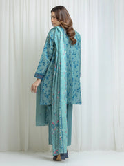 edenrobe Allure Lawn Unstitched Printed 3Pc Suit EWU6A1-36690