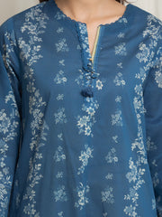 edenrobe Allure Lawn Unstitched Printed 3Pc Suit EWU6A1-36691