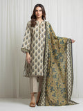 edenrobe Allure Lawn Unstitched Printed 3Pc Suit EWU6A1-36693
