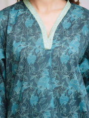 edenrobe Allure Lawn Unstitched Printed 3Pc Suit EWU6A1-36694